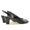 Women sandals 1204 patent black
