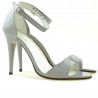 Women sandals 1238 patent gray deschis