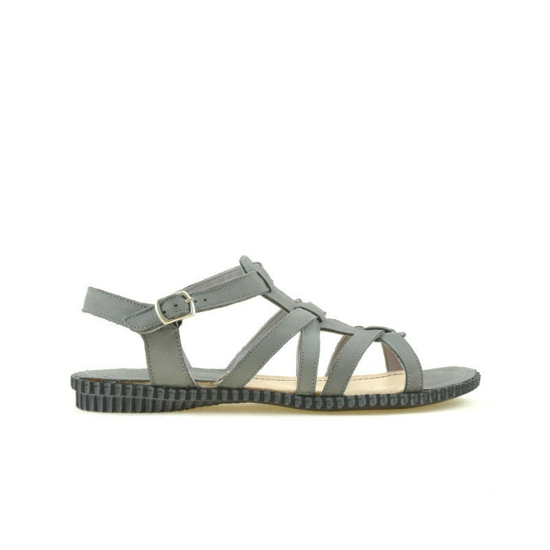 Women sandals 595 gray