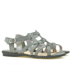 Women sandals 595 gray