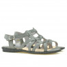 Women sandals 595 gray