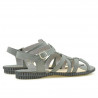 Women sandals 595 gray