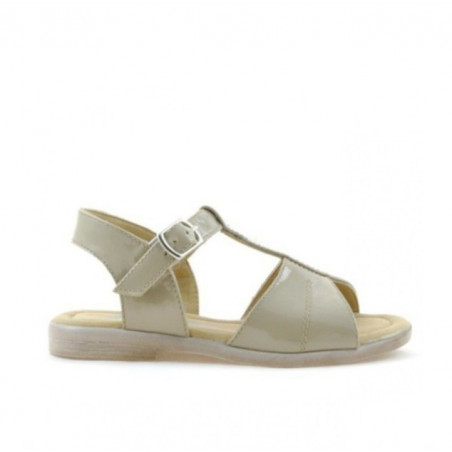 Small children sandals 40c patent beige