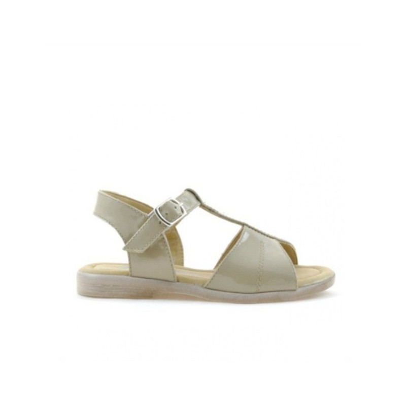 Small children sandals 40c patent beige