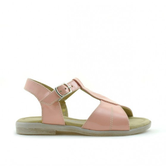 Small children sandals 40c patent pink