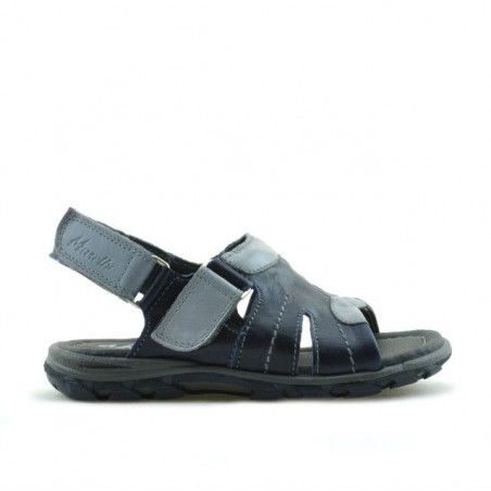 Small children sandals 41c indigo+gray