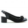 Women sandals 5013 patent black combined