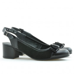 Women sandals 5013 patent black combined