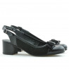 Women sandals 5013 patent black combined
