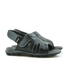Small children sandals 41c black+gray