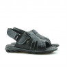 Small children sandals 41c black+gray