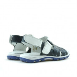 Small children sandals 41c indigo+white