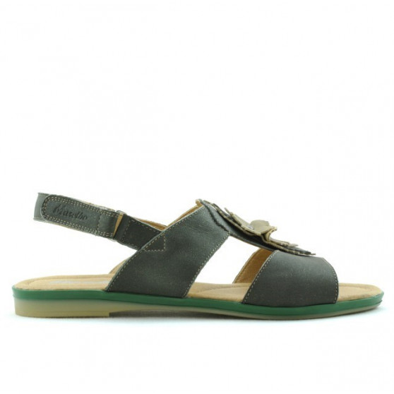 Women sandals 5009 green pearl