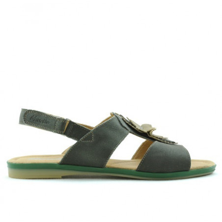 Women sandals 5009 green pearl