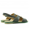 Women sandals 5009 green pearl