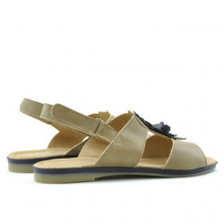 Women sandals 5009 brown+indigo
