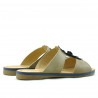 Women sandals 5008 brown+indigo