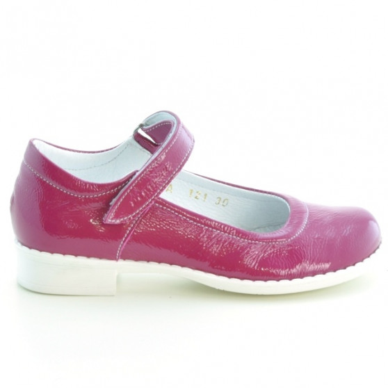 Children shoes 121 patent pink