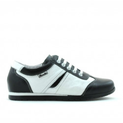 Children shoes 136 black+white