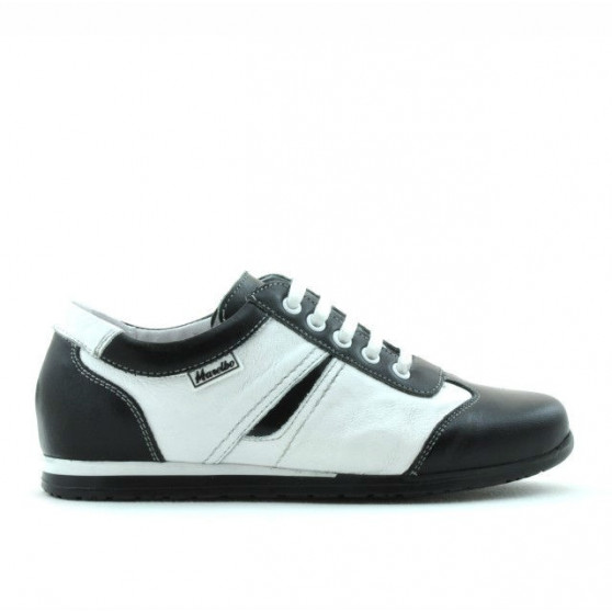 Children shoes 136 black+white