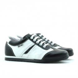 Children shoes 136 black+white