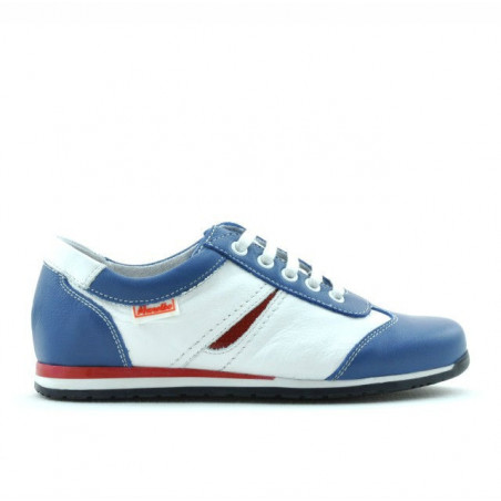 Children shoes 136 blue+white