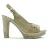 Women sandals 597 sand velour
