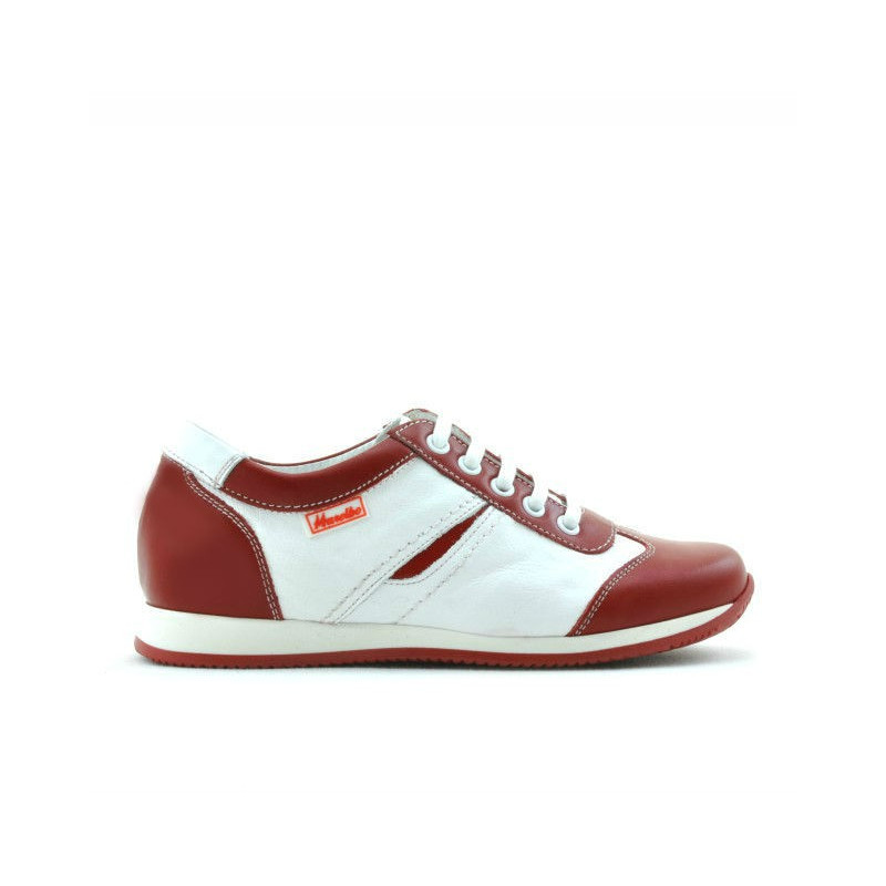 Children shoes 136 red+white