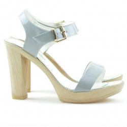 Women sandals 5022 patent gray