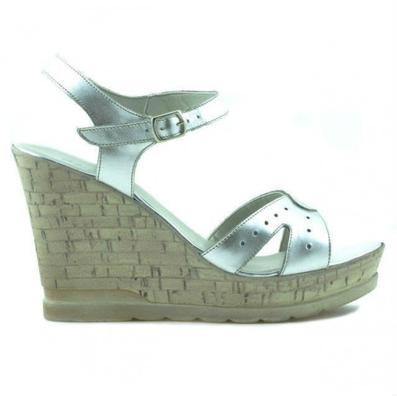 Women sandals 5021 silver