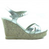 Women sandals 5021 silver