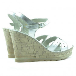 Women sandals 5021 silver