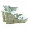 Women sandals 5021 silver