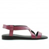 Women sandals 5010 pink zmeura