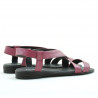 Women sandals 5010 pink zmeura