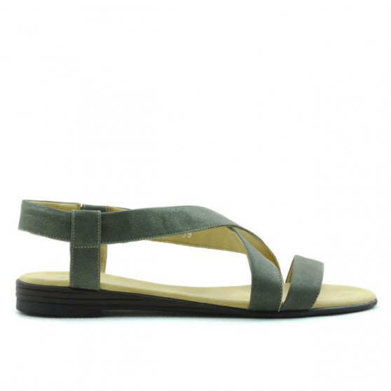 Women sandals 5010 kaki pearl