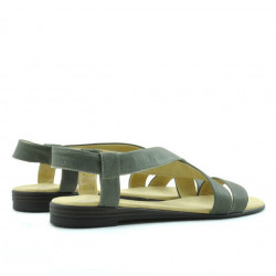Women sandals 5010 kaki pearl