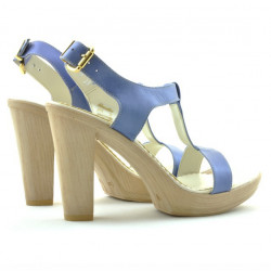 Women sandals 5018 bleu pearl
