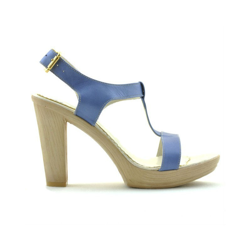 Women sandals 5018 bleu pearl