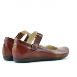 Children shoes 125 patent burgundy