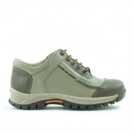 Children shoes 137 kaki+beige