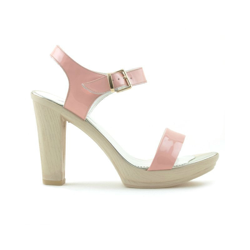 Women sandals 5022 patent pink