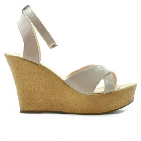 Women sandals 5017 patent nude