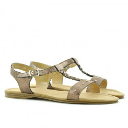 Women sandals 5011 golden