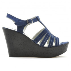 Women sandals 598 indigo velour