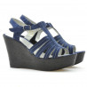 Women sandals 598 indigo velour