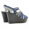 Women sandals 598 indigo velour