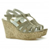 Women sandals 598 sand velour