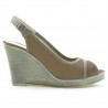 Women sandals 5000 cappuccino velour
