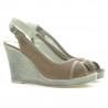 Women sandals 5000 cappuccino velour